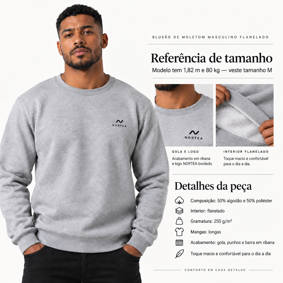 Moletom Flanelado