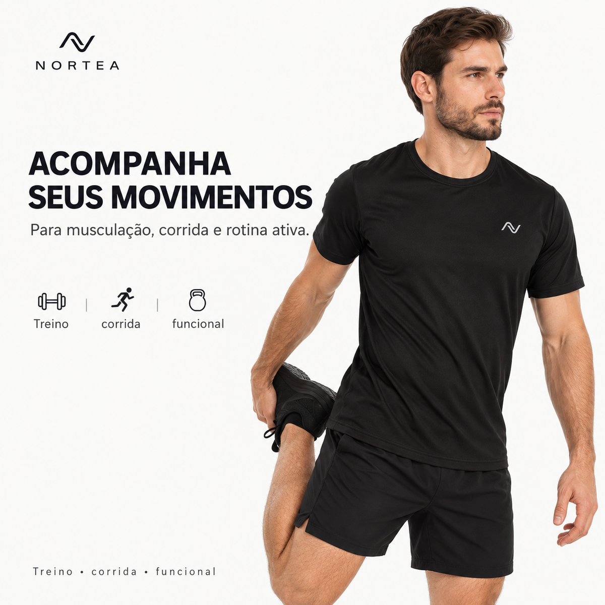 Kit 3 Camisetas Dry