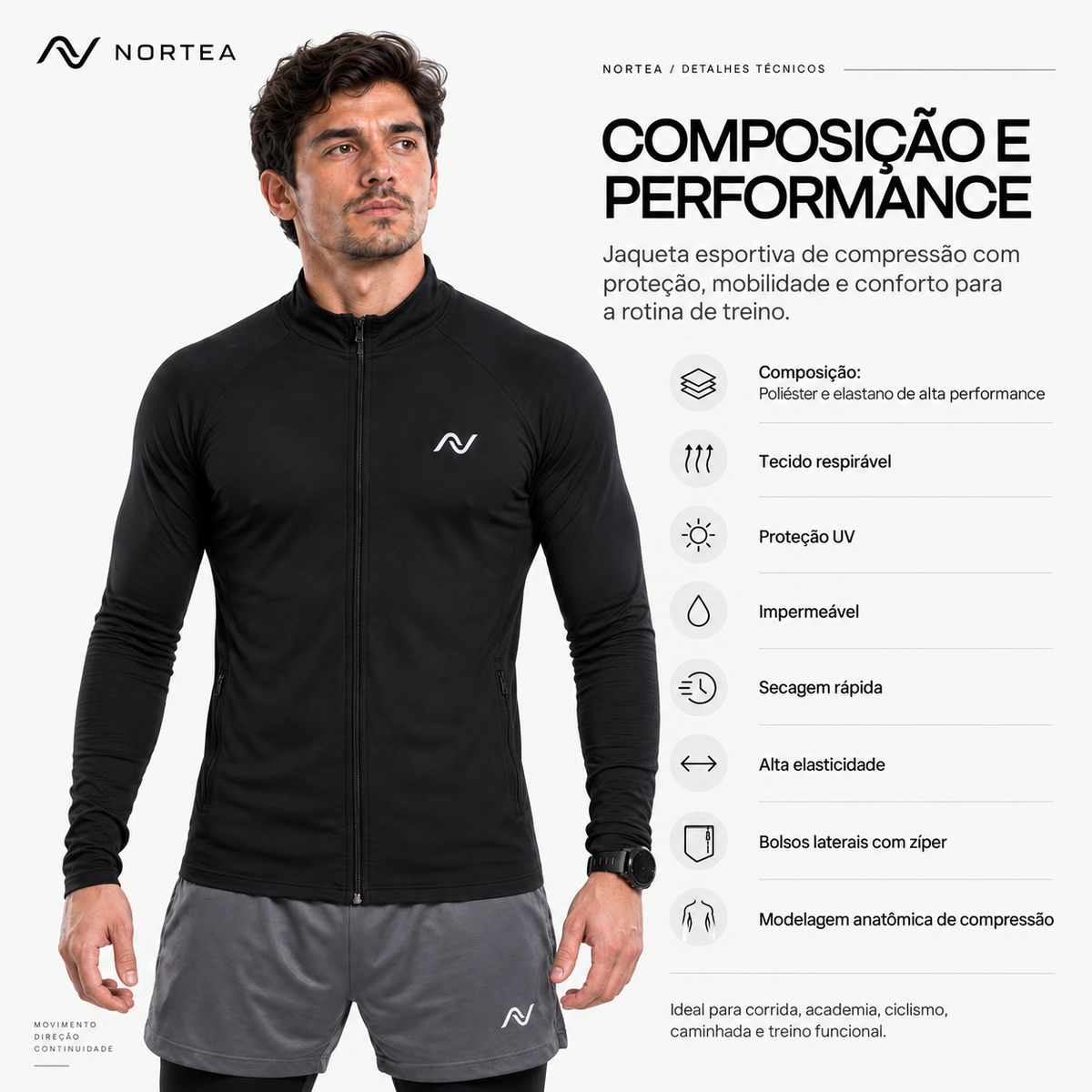 Jaqueta de Compressão
